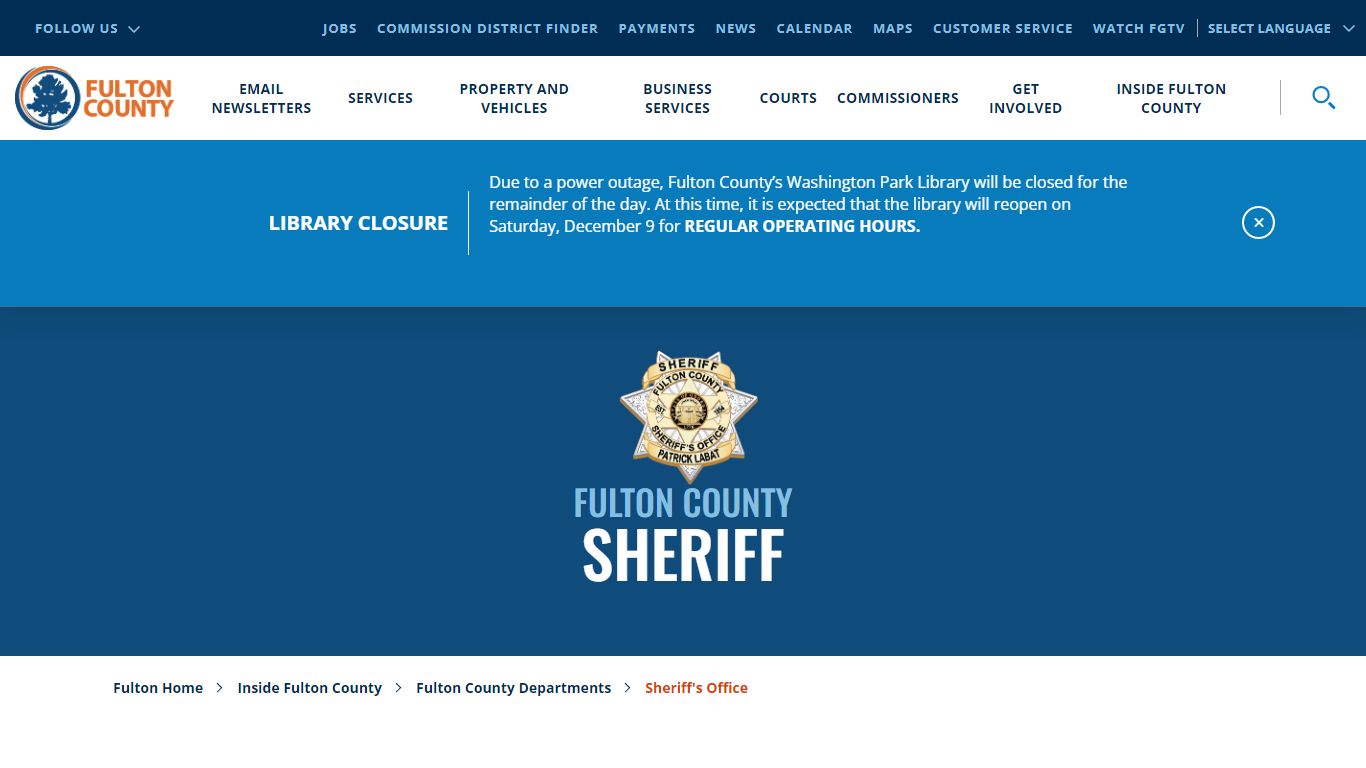 Sheriff's Office - Fulton County Government